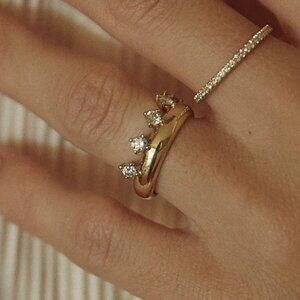 Kinn Studio Provence Diamond Crown Ring